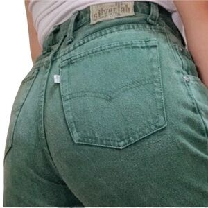 Levi’s Rare Vintage 90’s Green Silvertab Loose Fit Jeans 12(8)